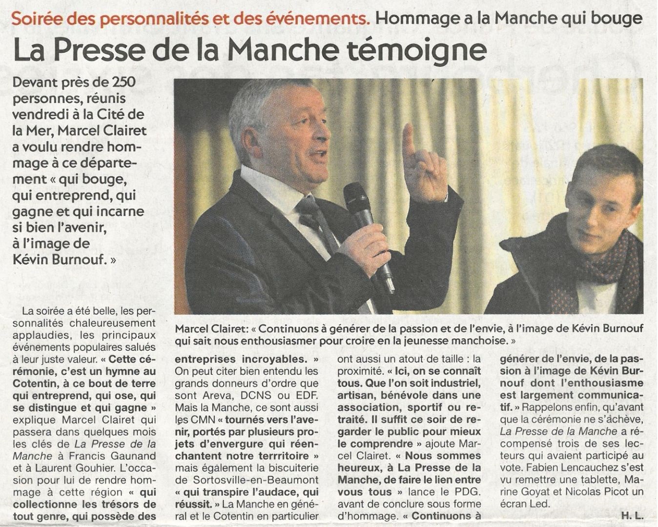 La Presse de la Manche - 29 février 2016